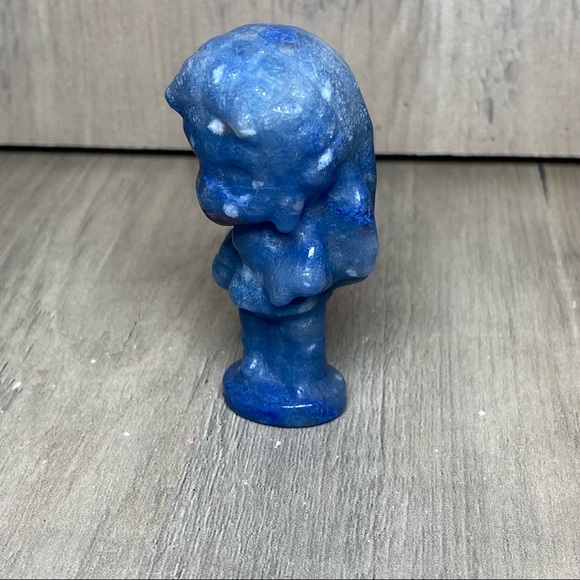 The Legend of Zelda Princess Blue Aventurine Crystal Stone Carving Figurine - Picture 5 of 6